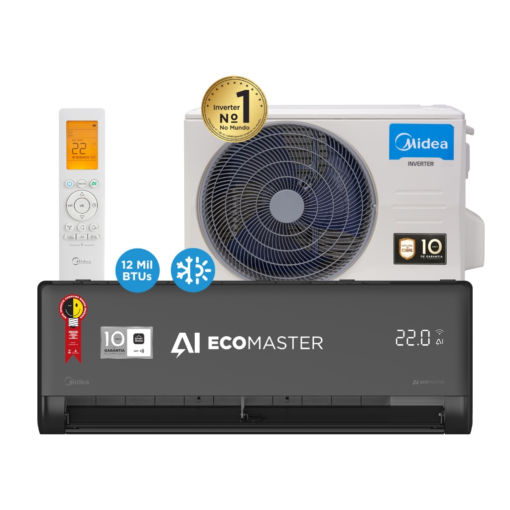 Ar Condicionado Split 12000 Btus Inverter Midea 220v