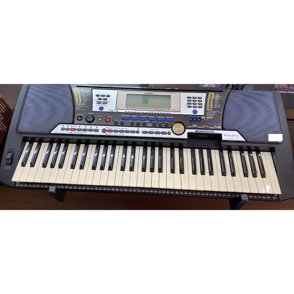 Teclado yamaha psr540 5/8 ritmos e play back original perfeito