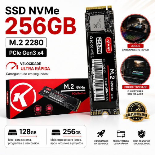 ssd nvme m.2 256gb em Promoção na Shopee Brasil 2026