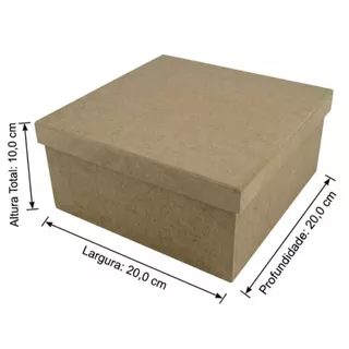 kit 13 caixa 20x20x10 mdf lembranças