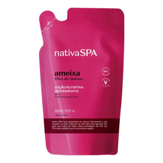 Refil Loção Desodorante Hidratante Corporal Nativa SPA Ameixa 350ml