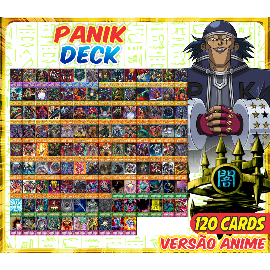 yugioh panik deck Yu-Gi-Ho Cards - Deck De Panik - Anime style (45 Cards)