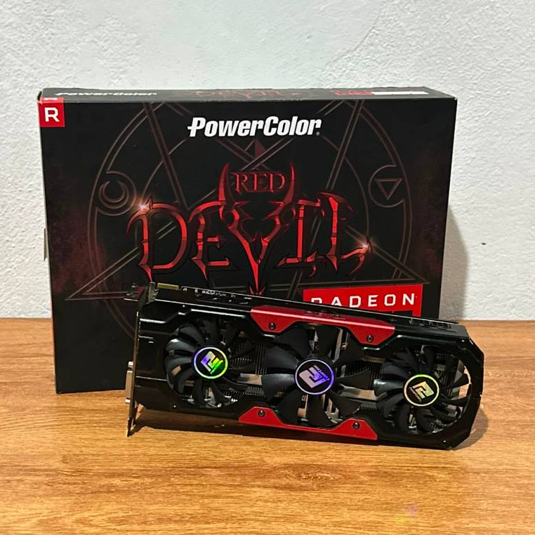 PLACA DE VÍDEO POWERCOLOR DEVIL AMD RADEON R9 270X 2GB GDDR5 256BIT PCI EXPRESS 3.0 AXR9 270X TRIPLE FAN HDMI DVI MINI