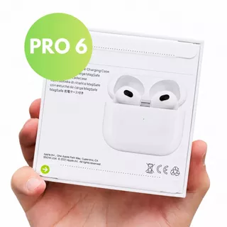 Fone de Ouvido Sem Fio Bluetooth Pro 6 Com Cancelamento De Ruído Pop-Up para iOS -GPS SULAN