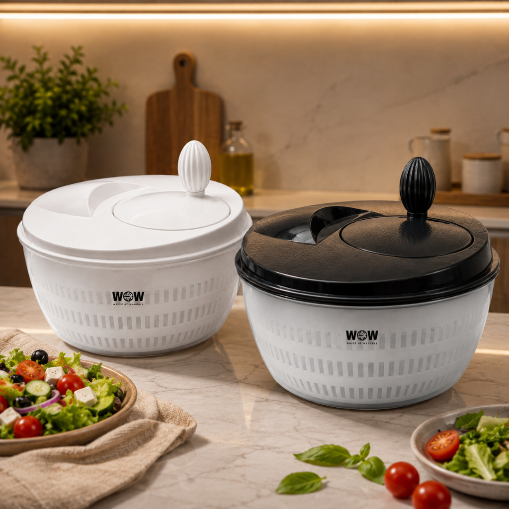 Centrífuga De Salada Secador Verduras Manual 4 Litros