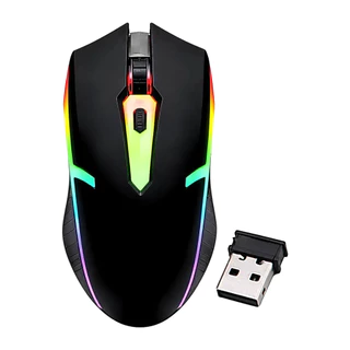 Mouse Sem Fio 2.4G Bluetooth Recarregável RGB – MS08 / MS09 / MS10