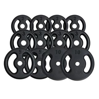 30kg Anilhas Diversificadas Pintadas Personalizável Furo 31mm Premium Peso Academia Casa Musculação