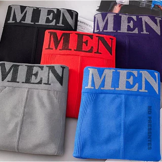 Kit 3/5 Cuecas Boxer Masculina Microfibra Sem Costura Confortável Adulto