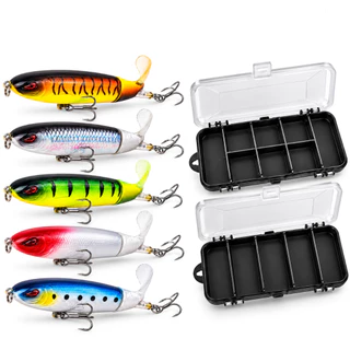 Isca Artificial Hélice Giratória de Superfície Pesca Esportiva Tucunaré Traíra Robalo Predadores Hélice Rotativa Barulho