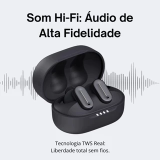 Fone de Ouvido Sem Fio UltraMax ULT-H23 Bluetooth 5.3 com Alça de Transporte e Microfone HD