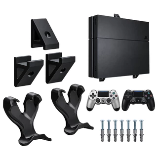 Suporte Parede Playstation 4 Fat (console+ 2 Controles)