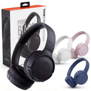 Fone 510BT Bluetooth Over-Ear Fones sem Fio Cancelamento de Ruído Headphone