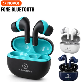 Fone De Ouvido Sem Fio Bluetooth Kapbom KA-790 TWS Graves Potentes Microfone HD Pronta Entrega Envio Imediato