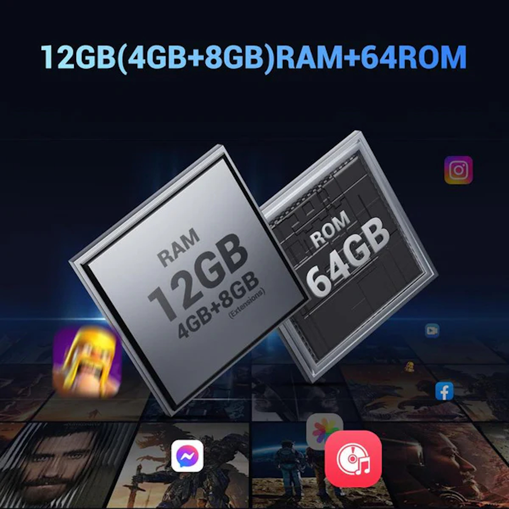 Uranyx Fossibot F105 64 GB + 64 Sd Card Resistente | Shopee Brasil
