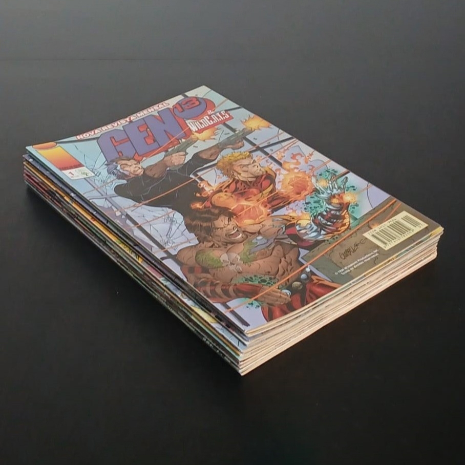 hq - gen 13 & wildcats - número 01 ao 11 - editora abril | Shopee