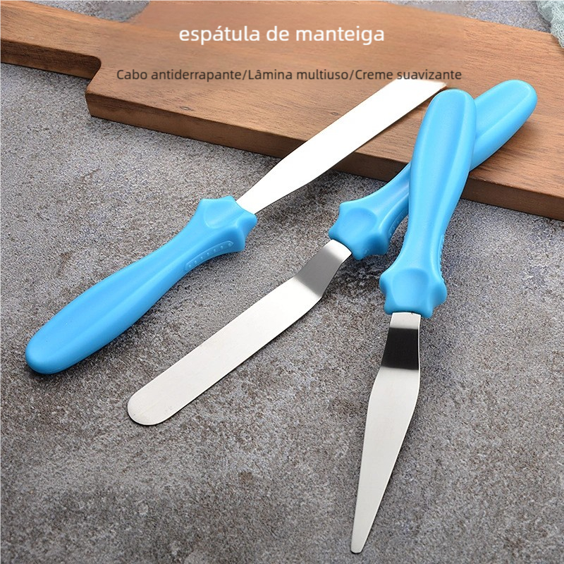Espátula Inox Confeiteiro Multiuso - Ideal Para Decorar Bolo
