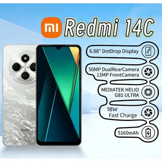 Xiaomi Redmi 14C Dual SIM Dual Standby Smartphone 4/64G/8/256G 5160 MAH