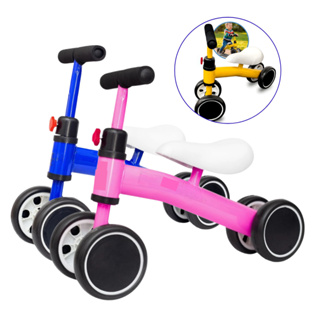 Bicicleta de Equilíbrio Infantil Baby 4 Rodas Retrô Sem Pedal Andador Bike Dia das Crianças quadriciclo bebê infantil