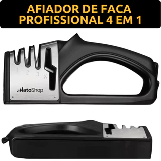 Afiador de Facas e Tesouras Profissional 4 Em 1 Amolador Polidor Manual Tungstênio Cerâmica Diamantado em Oferta na Shopee