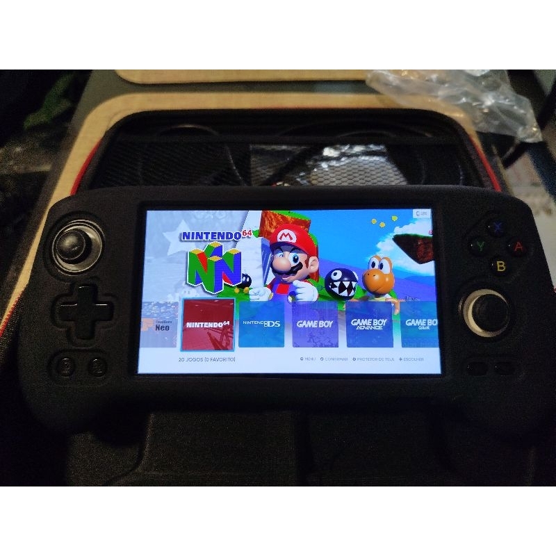 anbernic rg556 com 128gb e 700 jogos | Shopee Brasil