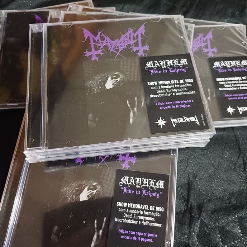 Mayhem – Live in Leipzig CD | Black Metal Clássico | Edição 2026