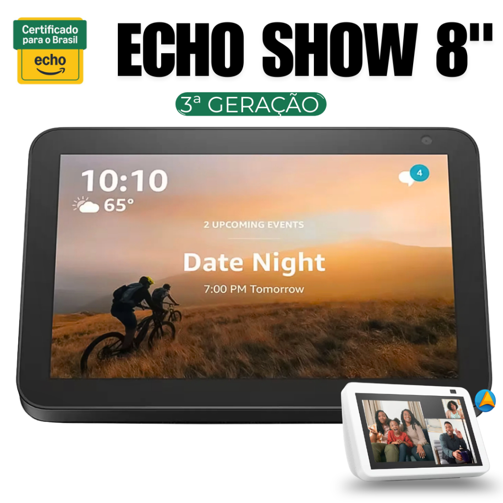 Alexa Echo Show 8 Smart 3ª Geração Amazon Display 8