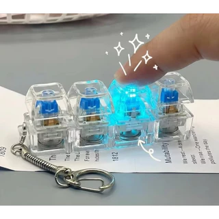 Chaveiro Teclado Anti Estresse RGB Fidget