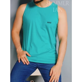 regata camiseta masculina Algodão lisa básico BOOZ P M G GG G1 G2 G3