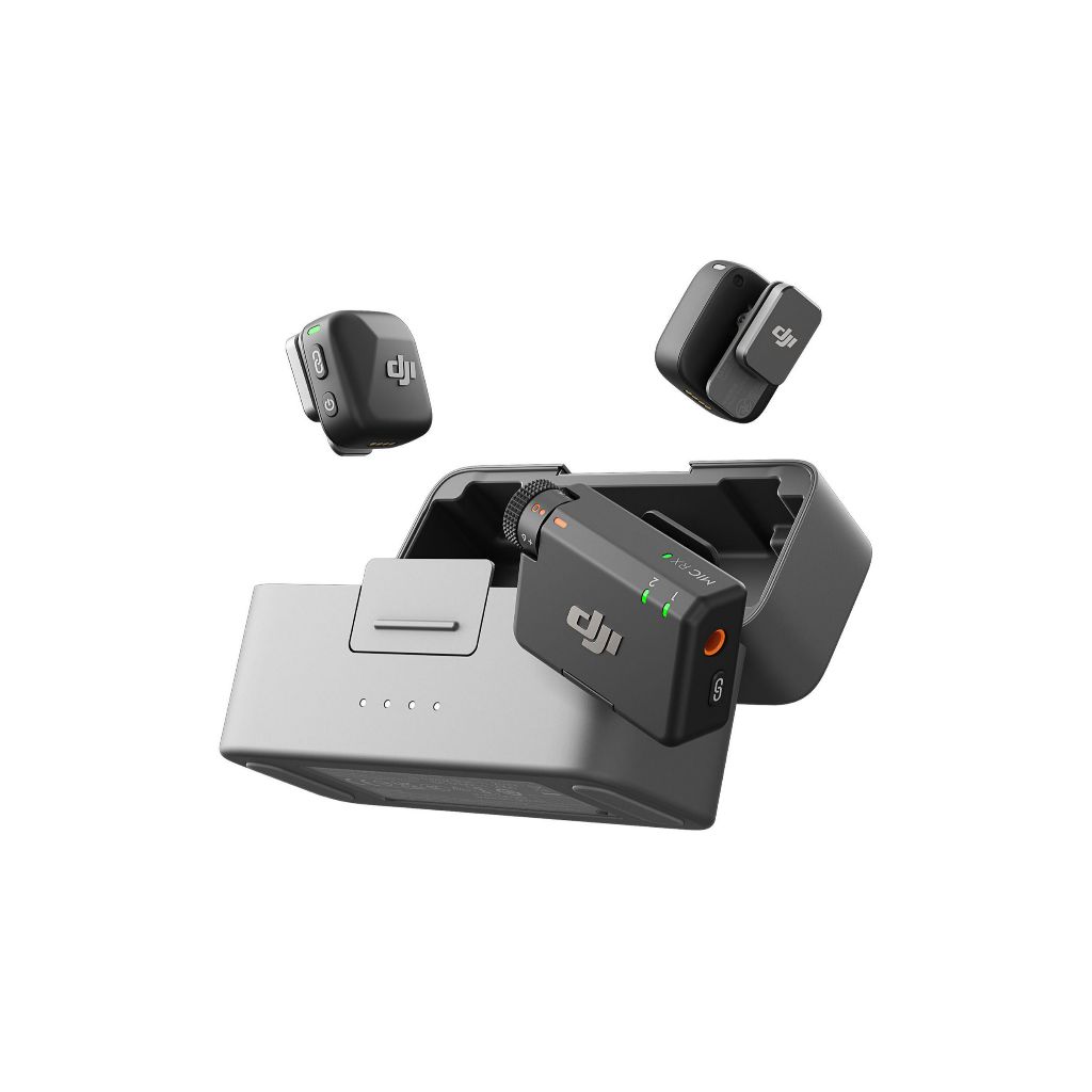 DJI Mic Mini 2TX + 1RX Original | Microfone Sem Fio Duplo com Case