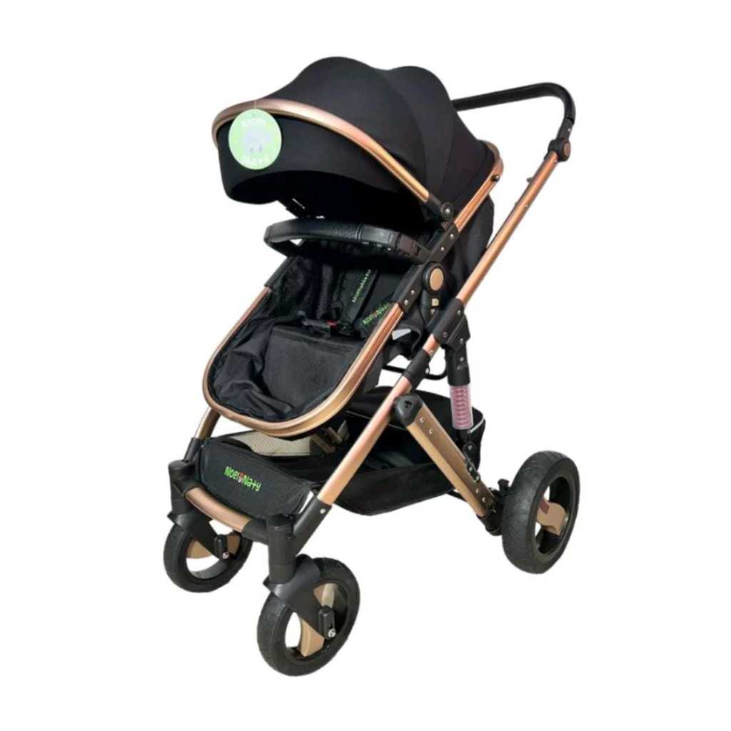 Carrinho De Bebê Europeu Pluma Kids Super Luxo com Amortecedor +