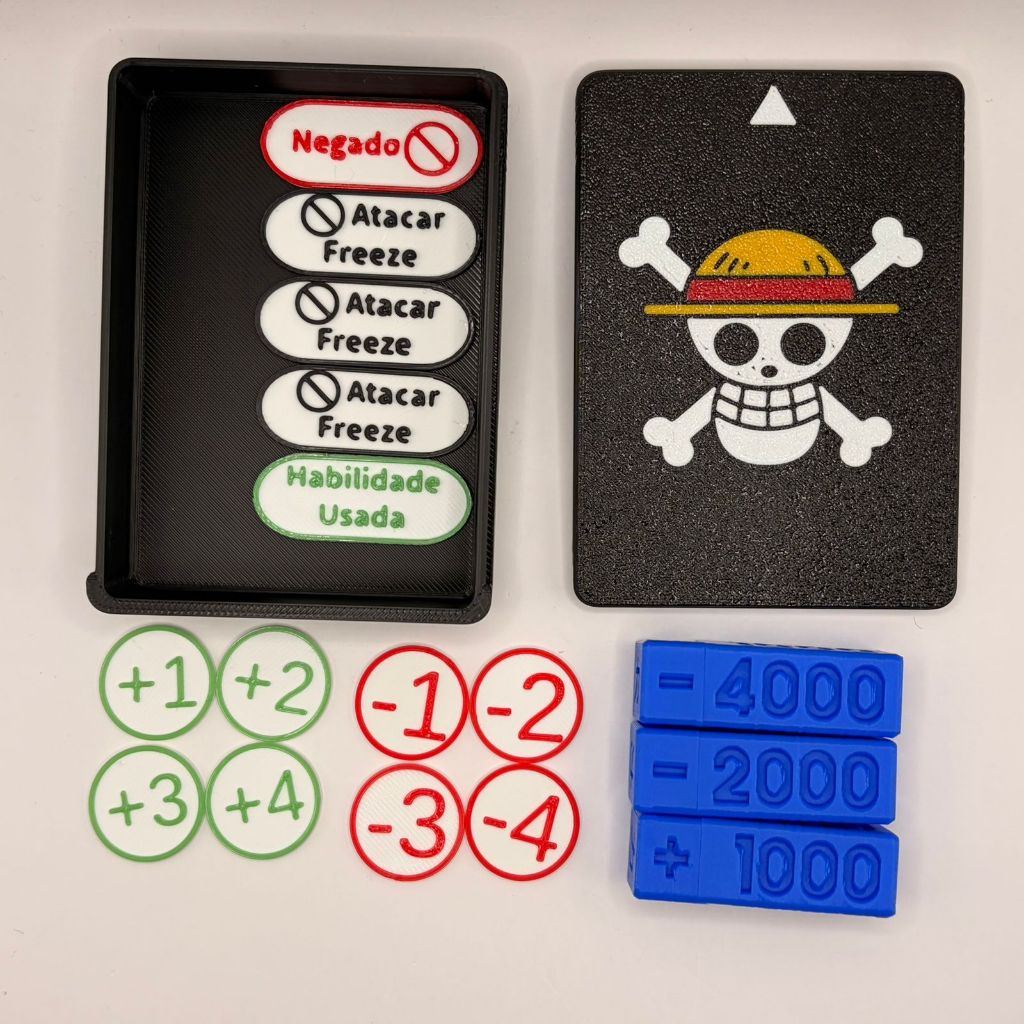 Insert para Lata (tin) Colecionável One Piece TCG - acompanha