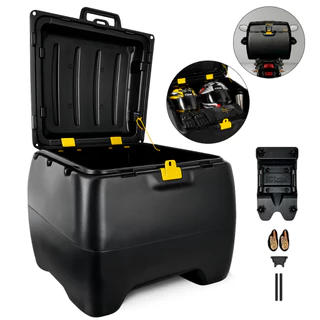Caixa Baú 160 Litros Com Suporte Universal Motoboy Icbras