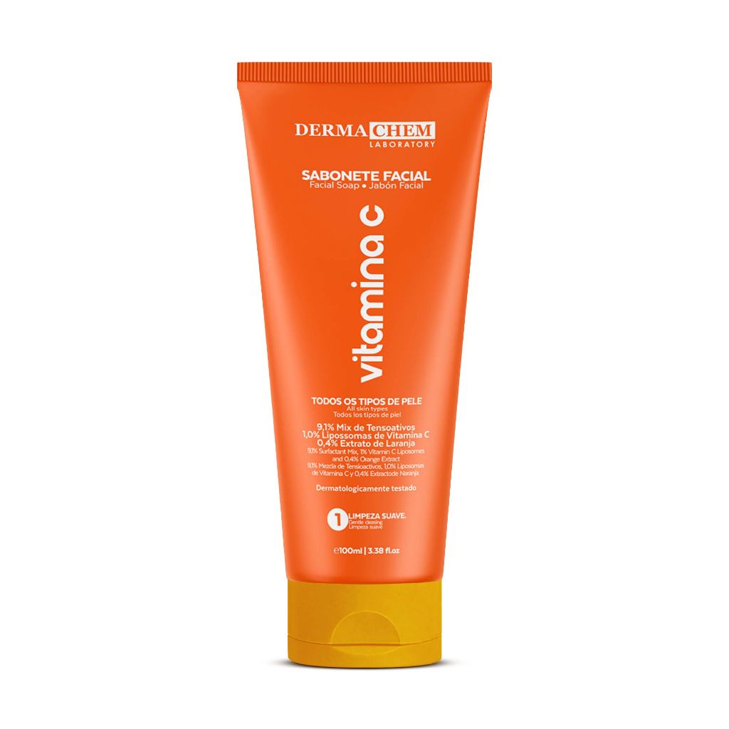 Sabonete facial de vitamina C Dermachem — foto 1