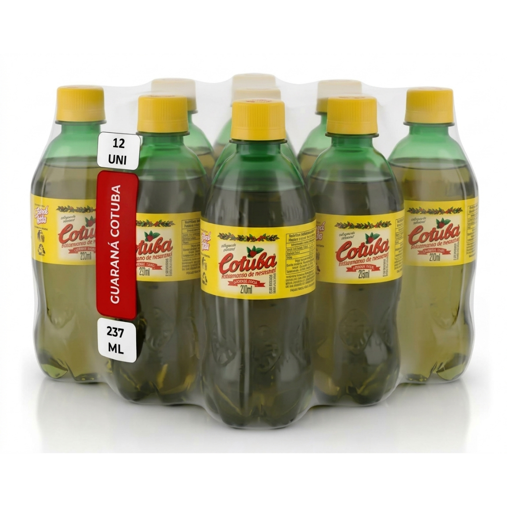 Refrigerante Guarana Cotuba 237ml Arco Iris - Fardo c/ 12 garrafas de ...
