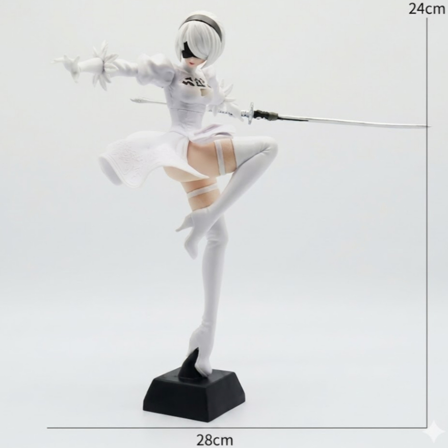Action Figure Nier Automata de 15cm 2B A2 9S Boneca de Anime Setup