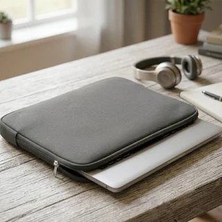 Capa Case Pasta Preta Impermeável para Notebook MacBook Chromebook Ultrabook e Tablet 11" a 17"