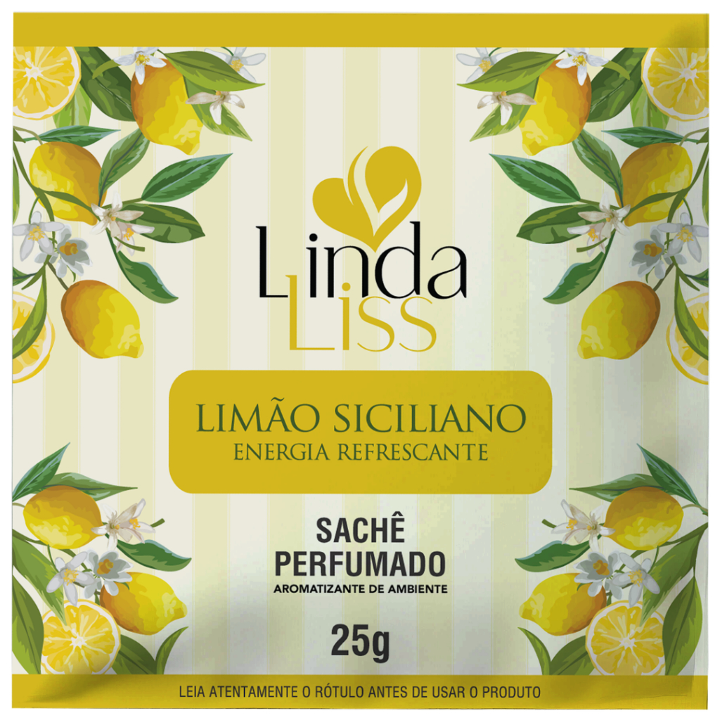 Kit 12 Unidades Sachê Perfumado Aromatizante 25g - Linda Liss