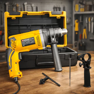 Furadeira Elétrica de Impacto 13mm Potencia de 900W Com Maleta e Acessórios Nakasaki
