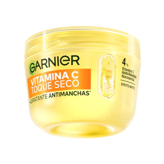 Gel Creme Hidratante Facial Antimanchas Toque Seco Vitamina C, Controla a Oleosidade e Uniformiza a Pele, Garnier, 85g