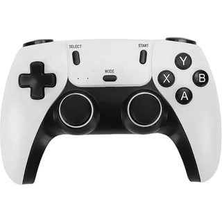 Kit com 2 Controles Brancos de reposição para Game Stick estilo M15, TV Box e PC com Adaptador USB.
