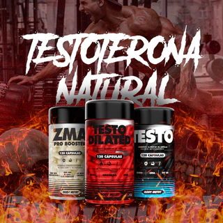 Kit 1x Testo 120 Cápsulas + 1x Testo Dilated 120 Cápsulas | Força e Desempenho Físico - Body Nutry