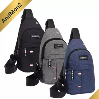 Kit Com 2 ou 3 Bolsa Tiracolo Transversal Shoulder Bag Peito Impermeável Pochete Masculina Feminina