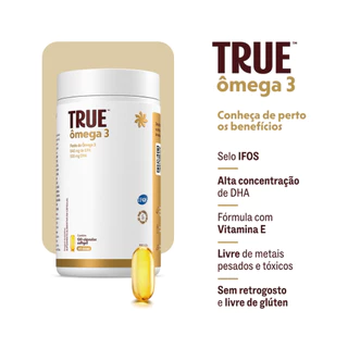 True Ômega 3 Com Vitamina E (120 Cápsulas)