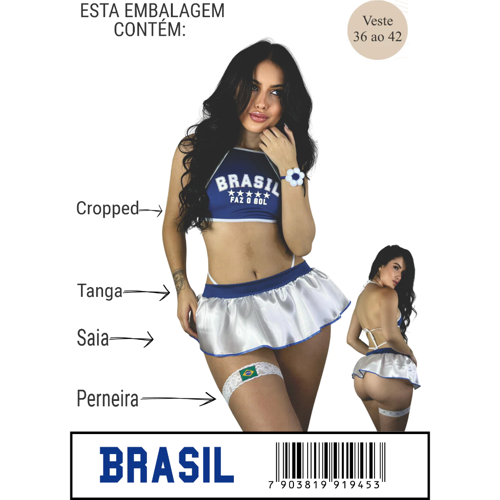 Mini Lencería Erótica con Braguitas - Conjunto de Lencería Sexy Completo Moda Femenina