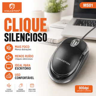 H'Maston MS01 Mouse Com Fio Mause Mouse Gamer Com Fio Mouse Com Fio Para Notebook Mouse Barato Mouse Usb