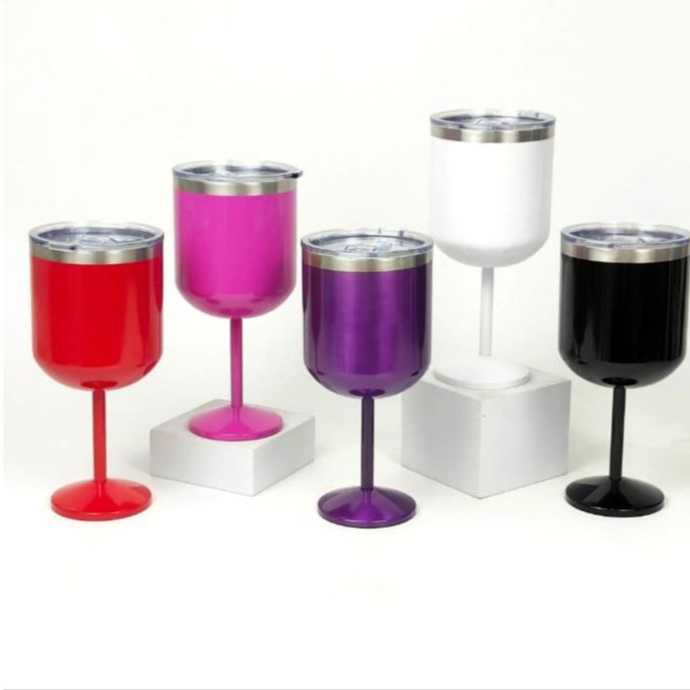 Copo Taça Térmica De Gin Vinho Chá Café Dupla Camada Premium YIPLUM 550ML-304