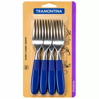 Garfo Tramontina Kit com 12UN Ipanema