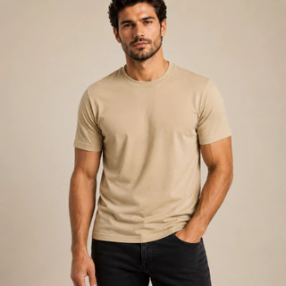 Camiseta Unissex Basica Lisa 100 Algodao Premium Conforto Caimento Perfeito Modela No Corpo