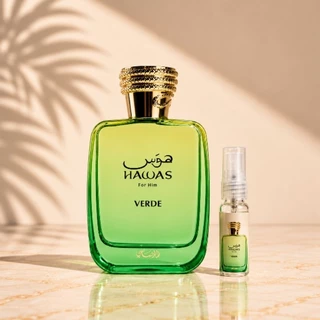 Perfume Hawas Verde Rasasi Árabe Original (Tourino 21)
