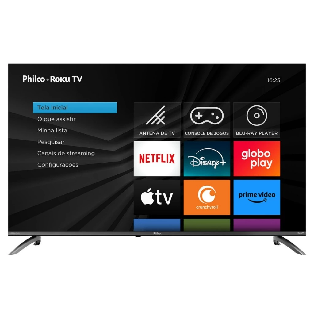 SMART TV PHILCO 50" 4K UHD ROKU TV HDR10 DOLBY AUDIO P50CRB SPACE GRAY